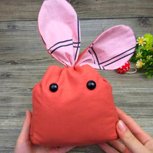 Bunny Treat Bag Sewing Pattern PDF Easter Gift Pouch With Ears Drawstring Candy Bag Template