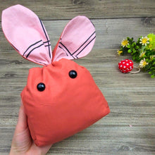 Bunny Treat Bag Sewing Pattern PDF Easter Gift Pouch With Ears Drawstring Candy Bag Template