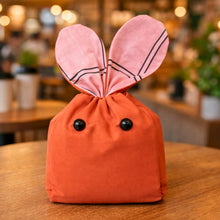 Bunny Treat Bag Sewing Pattern PDF Easter Gift Pouch With Ears Drawstring Candy Bag Template