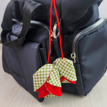 Tulip Bag Charm Sewing Pattern Fabric Flower Keychain Tutorial Easy DIY Sewing PDF Guide