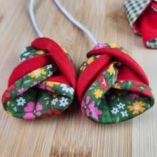 Tulip Bag Charm Sewing Pattern Fabric Flower Keychain Tutorial Easy DIY Sewing PDF Guide