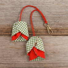 Tulip Bag Charm Sewing Pattern Fabric Flower Keychain Tutorial Easy DIY Sewing PDF Guide