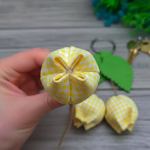 Fabric Tulip Hanging Pattern PDF Decorative Flower Ornament Sewing Template Spring Wall Decor