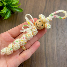Crochet Hanging Doll Pattern PDF, Spiral Body Amigurumi Tutorial, Mini Ornament Charm Design