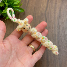 Crochet Hanging Doll Pattern PDF, Spiral Body Amigurumi Tutorial, Mini Ornament Charm Design