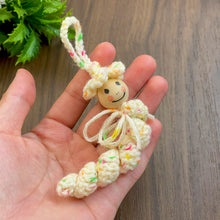 Crochet Hanging Doll Pattern PDF, Spiral Body Amigurumi Tutorial, Mini Ornament Charm Design