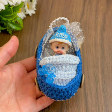Crochet Baby Carriage Pattern PDF, Baby Shower Favor Tutorial