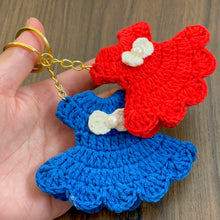 Mini Crochet Dress Keychain Pattern PDF – Cute Amigurumi Bag Charm