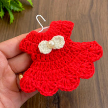 Mini Crochet Dress Keychain Pattern PDF – Cute Amigurumi Bag Charm