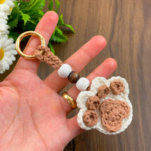 Crochet Paw Keychain Pattern PDF, DIY Pet Lover Gift Tutorial, Easy Crochet Paw Applique