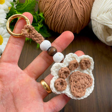 Crochet Paw Keychain Pattern PDF, DIY Pet Lover Gift Tutorial, Easy Crochet Paw Applique