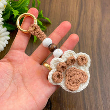 Crochet Paw Keychain Pattern PDF, DIY Pet Lover Gift Tutorial, Easy Crochet Paw Applique