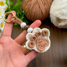 Crochet Paw Keychain Pattern PDF, DIY Pet Lover Gift Tutorial, Easy Crochet Paw Applique