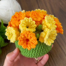 Crochet 3D Potted Flower Pattern PDF, Amigurumi Flower Pot Tutorial, DIY Home Decor Plant