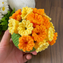 Crochet 3D Potted Flower Pattern PDF, Amigurumi Flower Pot Tutorial, DIY Home Decor Plant