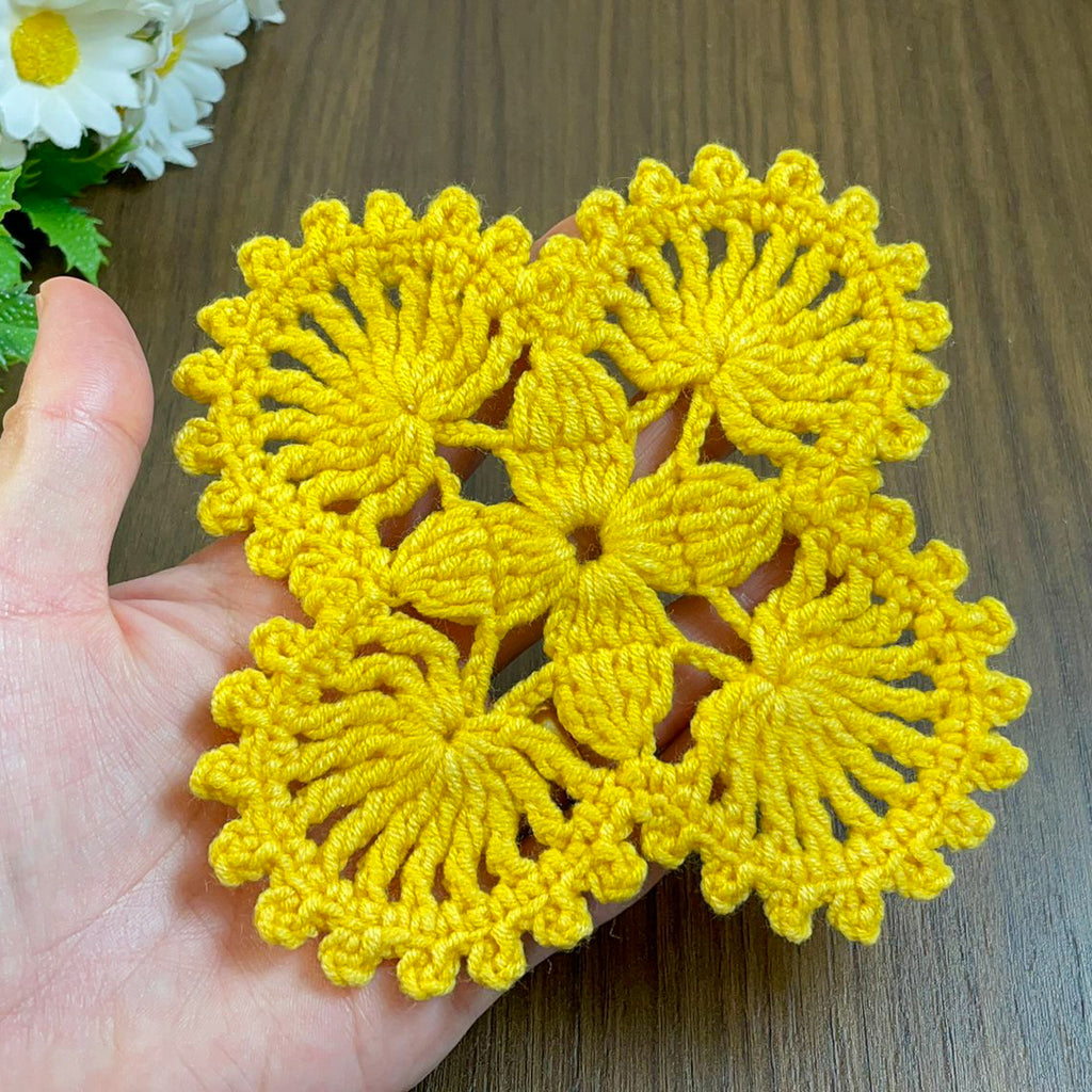 Crochet Lace Doily Design PDF Tutorial for Hand Made Stylish Dress and Home Decor - Hand Trendy