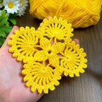 Crochet Lace Doily Design PDF Tutorial for Hand Made Stylish Dress and Home Decor - Hand Trendy