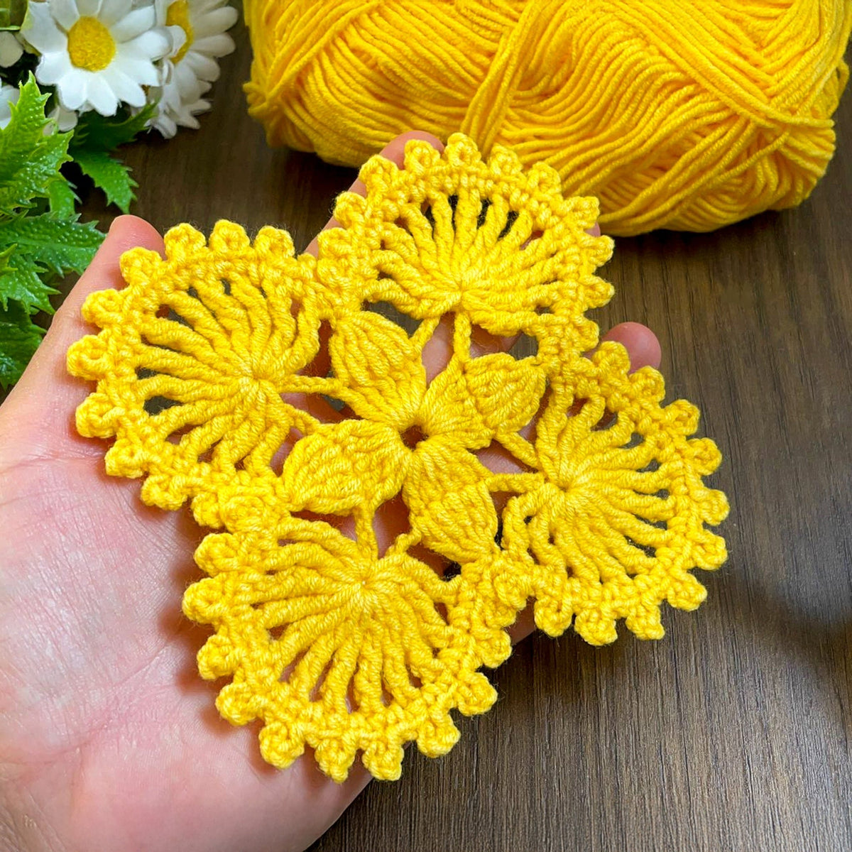 Crochet Lace Doily Design PDF Tutorial for Hand Made Stylish Dress and Home Decor - Hand Trendy