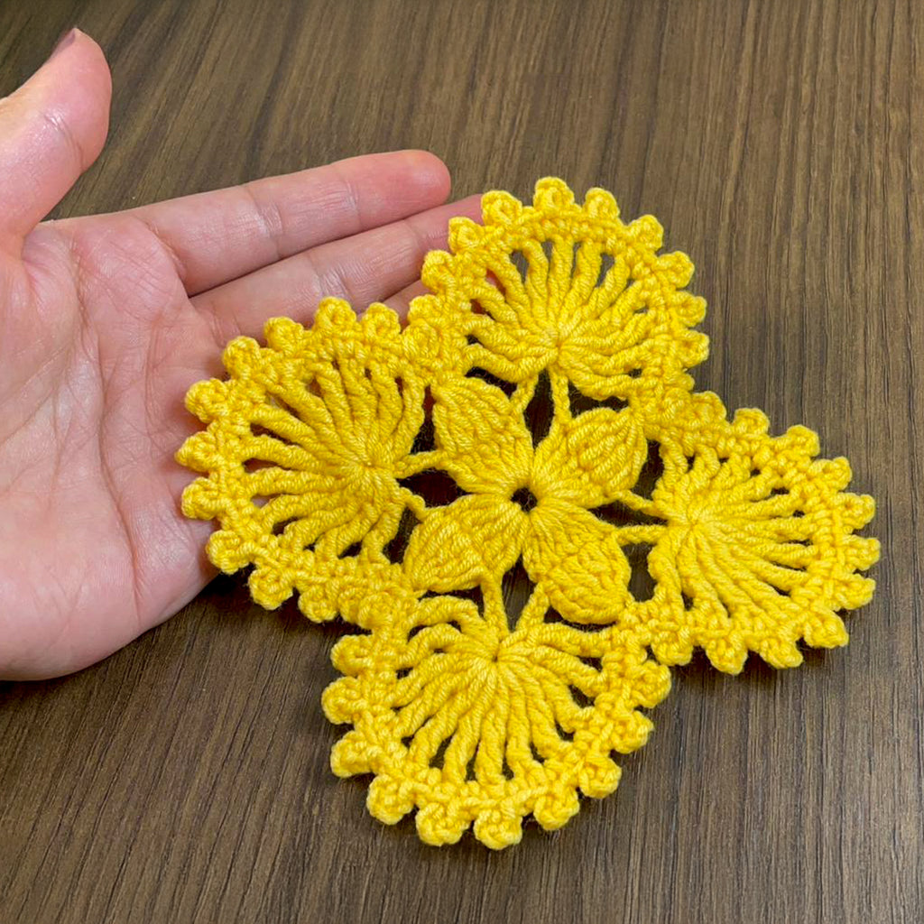Crochet Lace Doily Design PDF Tutorial for Hand Made Stylish Dress and Home Decor - Hand Trendy