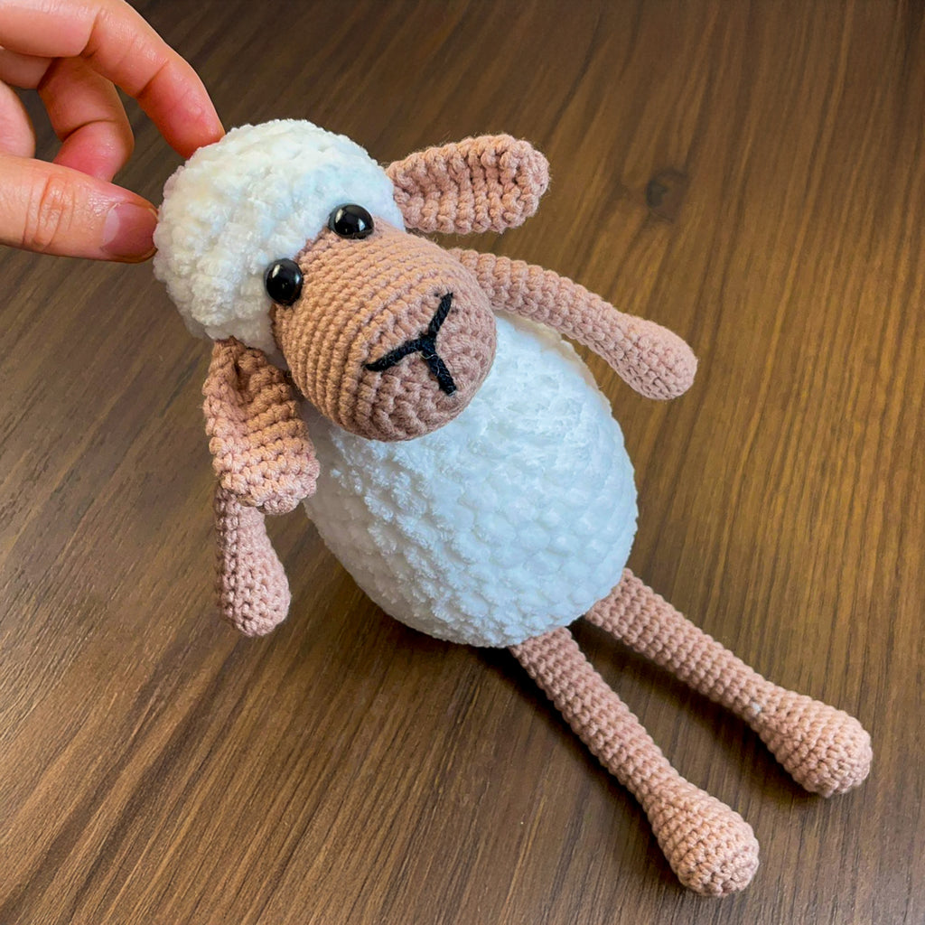Amigurumi Sheep Pattern PDF, Crochet Plush Lamb Tutorial, Easy Stuffed Animal Pattern - Hand Trendy