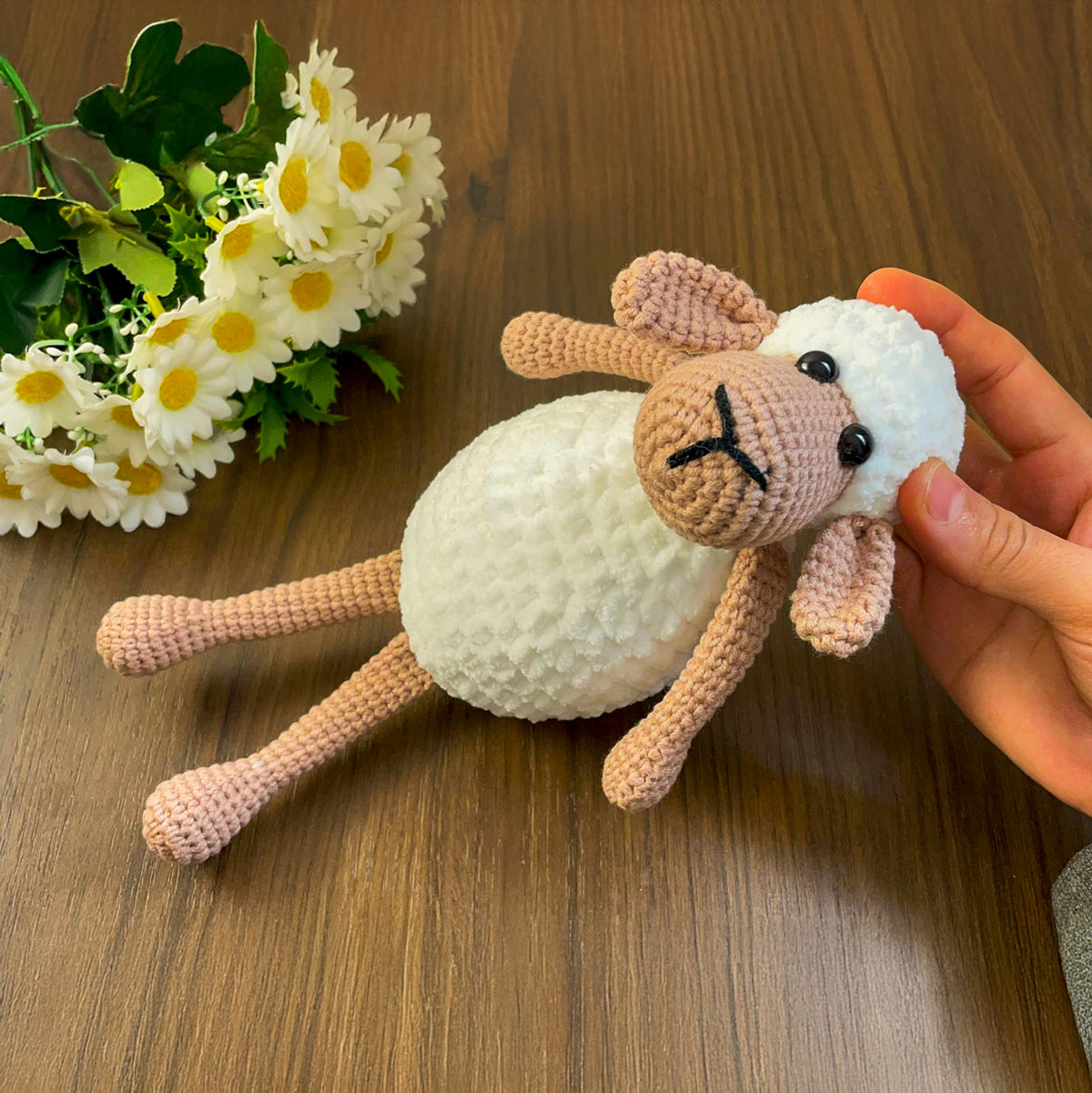 Amigurumi Sheep Pattern PDF, Crochet Plush Lamb Tutorial, Easy Stuffed Animal Pattern - Hand Trendy
