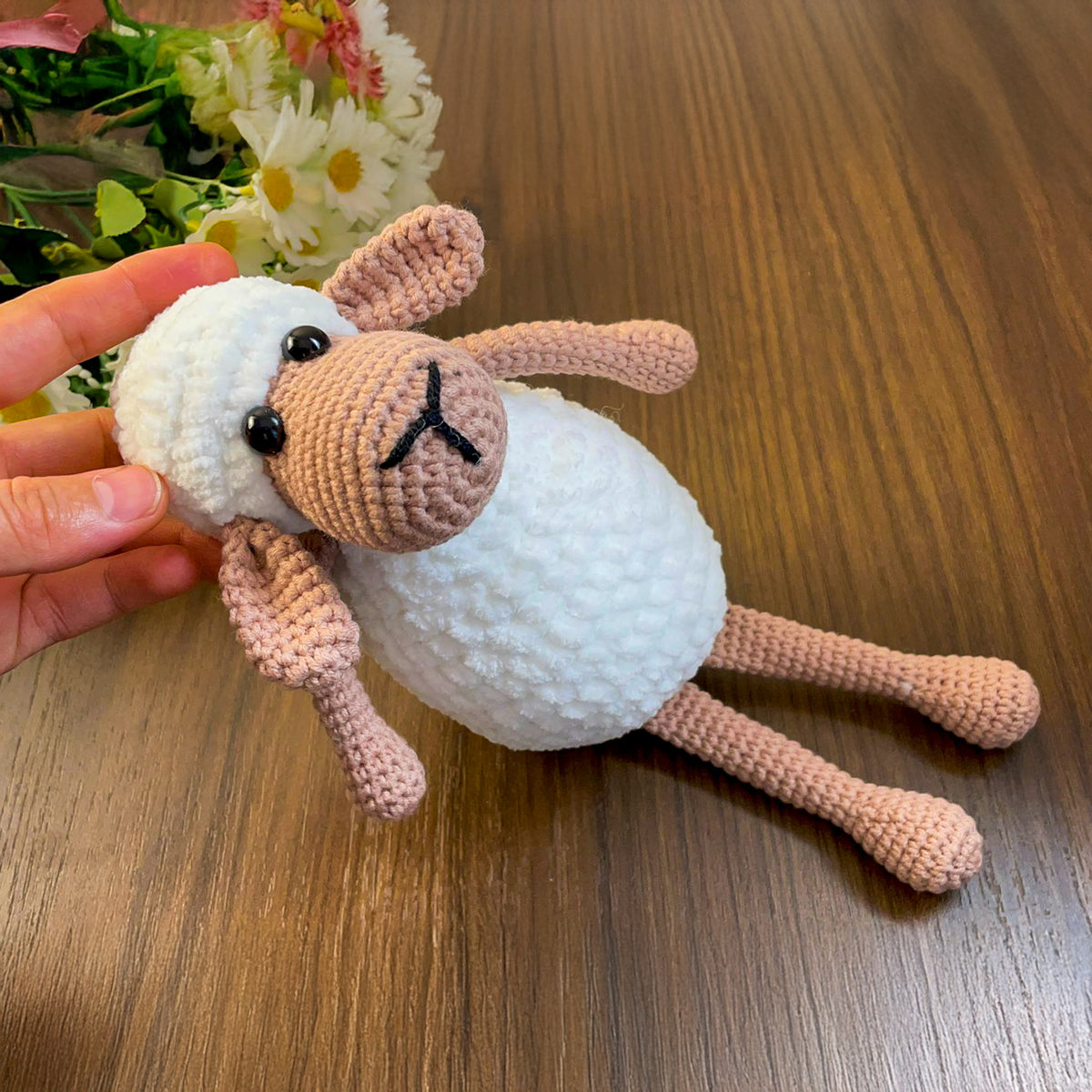 Amigurumi Sheep Pattern PDF, Crochet Plush Lamb Tutorial, Easy Stuffed Animal Pattern - Hand Trendy
