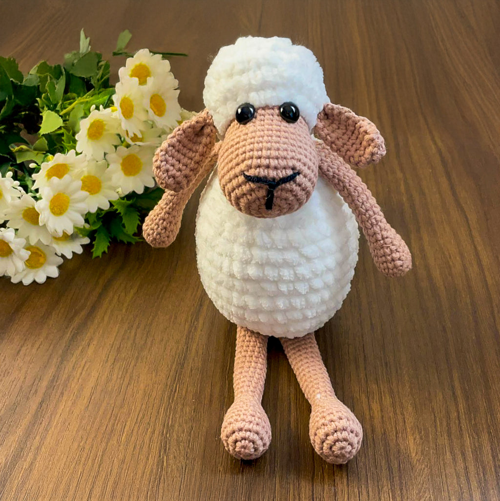 Amigurumi Sheep Pattern PDF, Crochet Plush Lamb Tutorial, Easy Stuffed Animal Pattern - Hand Trendy