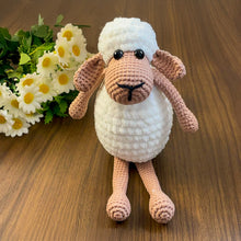 Amigurumi Sheep Pattern PDF, Crochet Plush Lamb Tutorial, Easy Stuffed Animal Pattern