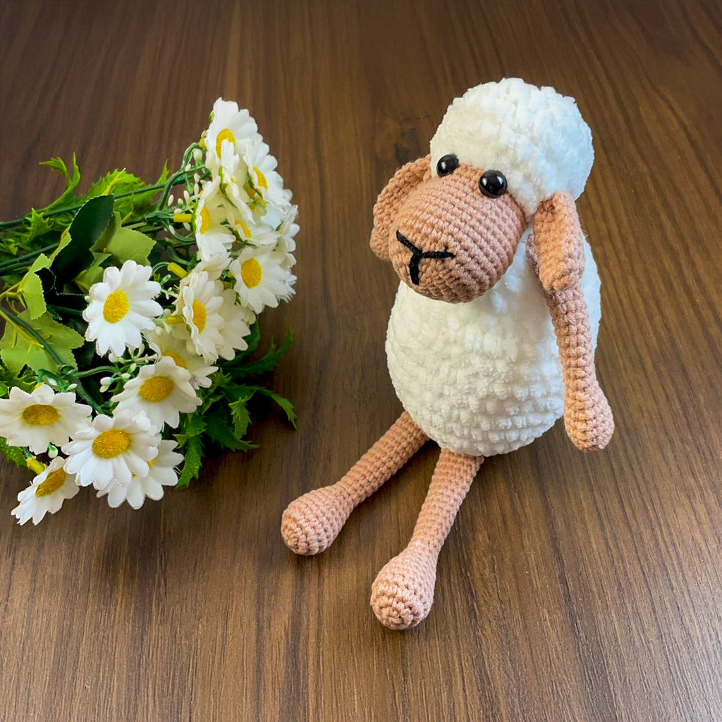 Amigurumi Sheep Pattern PDF, Crochet Plush Lamb Tutorial, Easy Stuffed Animal Pattern - Hand Trendy