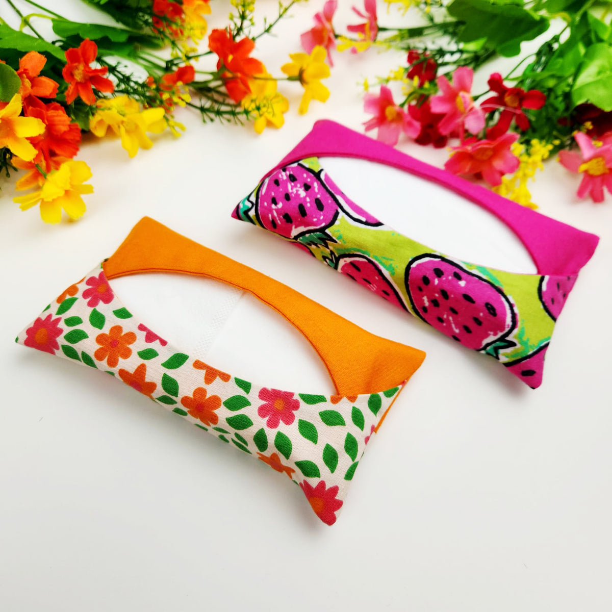 DIY Fabric Tissue Holder Sewing Pattern, Easy PDF Pattern for Handmade Pocket Tissue Case - Hand Trendy