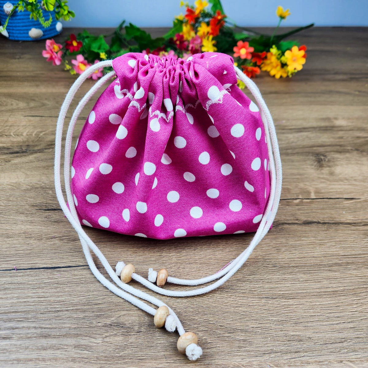 DIY Drawstring Bag Sewing Pattern PDF, Small Fabric Gift Bag Tutorial - Hand Trendy