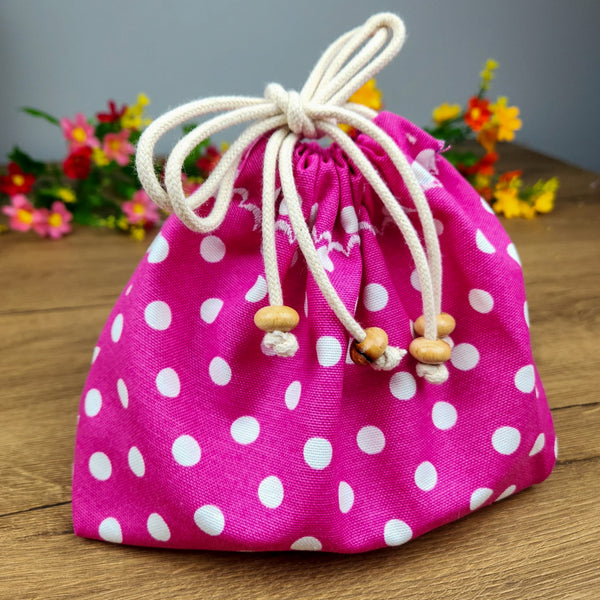 DIY Drawstring Bag Sewing Pattern PDF, Small Fabric Gift Bag Tutorial