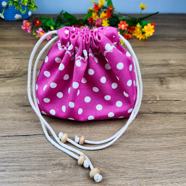 DIY Drawstring Bag Sewing Pattern PDF, Small Fabric Gift Bag Tutorial