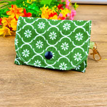 PDF Sewing Pattern for Small Fabric Card Holder Wallet with Keychain