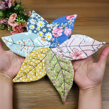 Leaf Coaster Sewing Pattern PDF, DIY Floral Mug Rug Pattern, Handmade Fabric Leaf Placemat