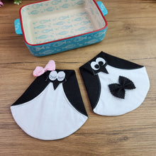 Penguin Oven Mitts Sewing Pattern – DIY Pot Holder PDF for Whimsical Kitchen Decor