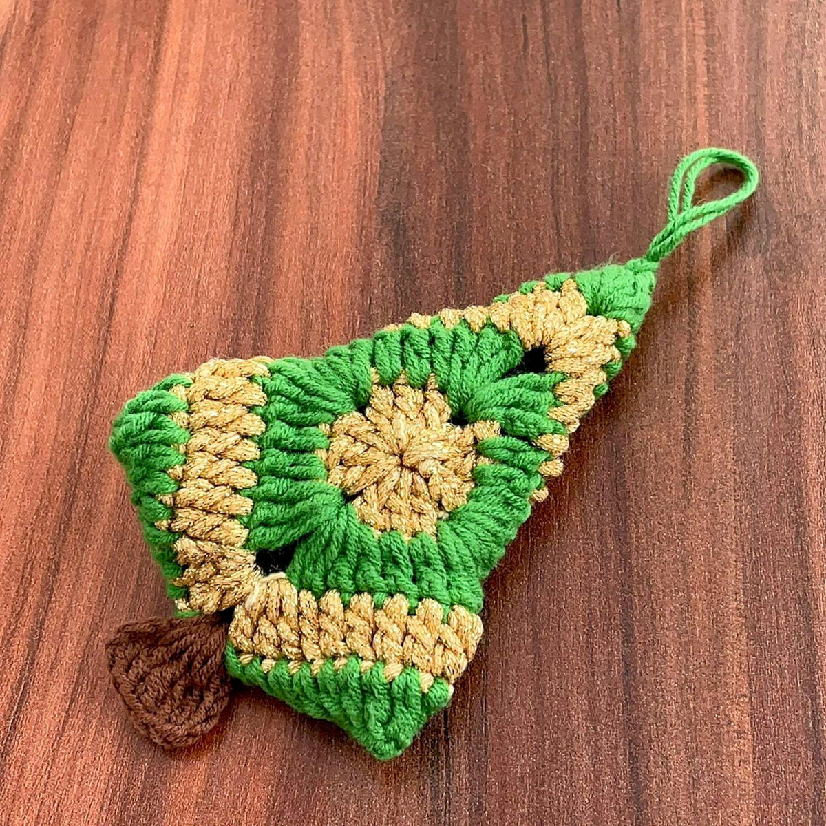 Christmas Tree Crochet Pattern PDF – Mini Holiday Ornament Tutorial – Handmade Crochet Xmas Decoration - Hand Trendy