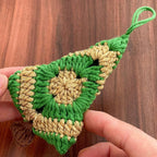 Christmas Tree Crochet Pattern PDF – Mini Holiday Ornament Tutorial – Handmade Crochet Xmas Decoration - Hand Trendy