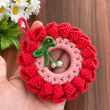 Crochet Christmas Wreath Pattern PDF Download, Handmade Holiday Ornament Tutorial