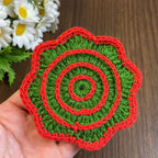Crochet Coaster Pattern PDF – Spiral Edge Round Coaster Tutorial – Handmade Crochet Mug Mat or Gift Idea - Hand Trendy