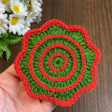 Crochet Coaster Pattern PDF – Spiral Edge Round Coaster Tutorial – Handmade Crochet Mug Mat or Gift Idea