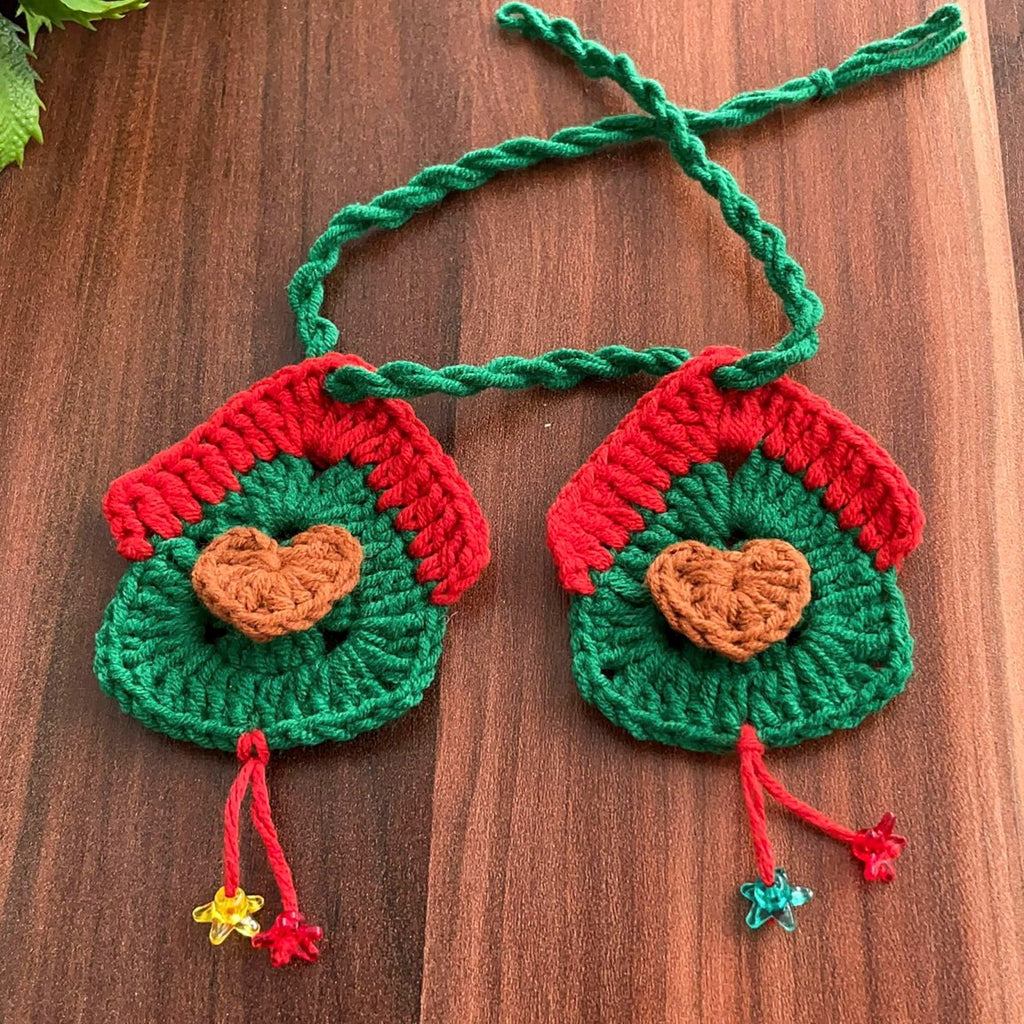 Crochet Heart House Ornament Pattern PDF – Handmade Door Hanging Tutorial – Holiday Crochet Wall Decoration - Hand Trendy