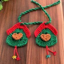 Crochet Heart House Ornament Pattern PDF – Handmade Door Hanging Tutorial – Holiday Crochet Wall Decoration - Hand Trendy