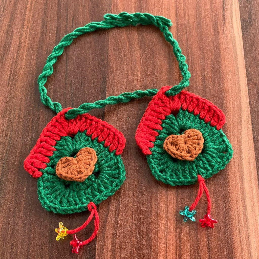 Crochet Heart House Ornament Pattern PDF – Handmade Door Hanging Tutorial – Holiday Crochet Wall Decoration - Hand Trendy