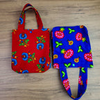 Floral Mini Tote Bag Sewing Pattern – Reversible Fabric Bag PDF Tutorial for Beginners - Hand Trendy