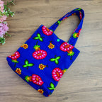 Floral Mini Tote Bag Sewing Pattern – Reversible Fabric Bag PDF Tutorial for Beginners - Hand Trendy