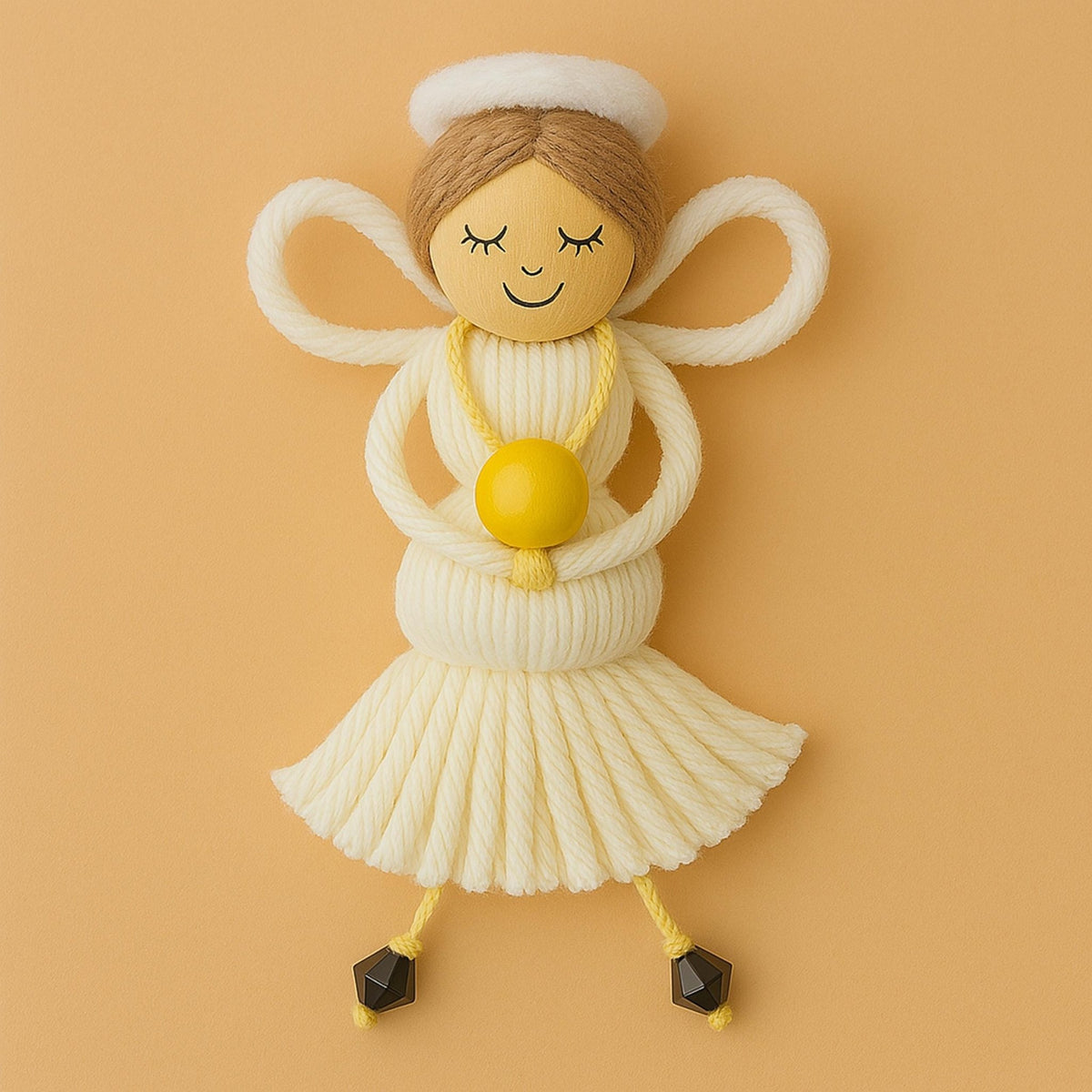 Yarn Angel Doll PDF Pattern - DIY Faith - Inspired Decoration - Hand Trendy