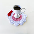 Crochet Santa Coasters Pattern - Festive Decor - Adorable Christmas Decor for Home and Coffee Lovers - Hand Trendy
