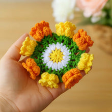 Tulip Coaster Crochet Pattern – Colorful Flower Doily PDF - Spring Floral Table Decor - Hand Trendy