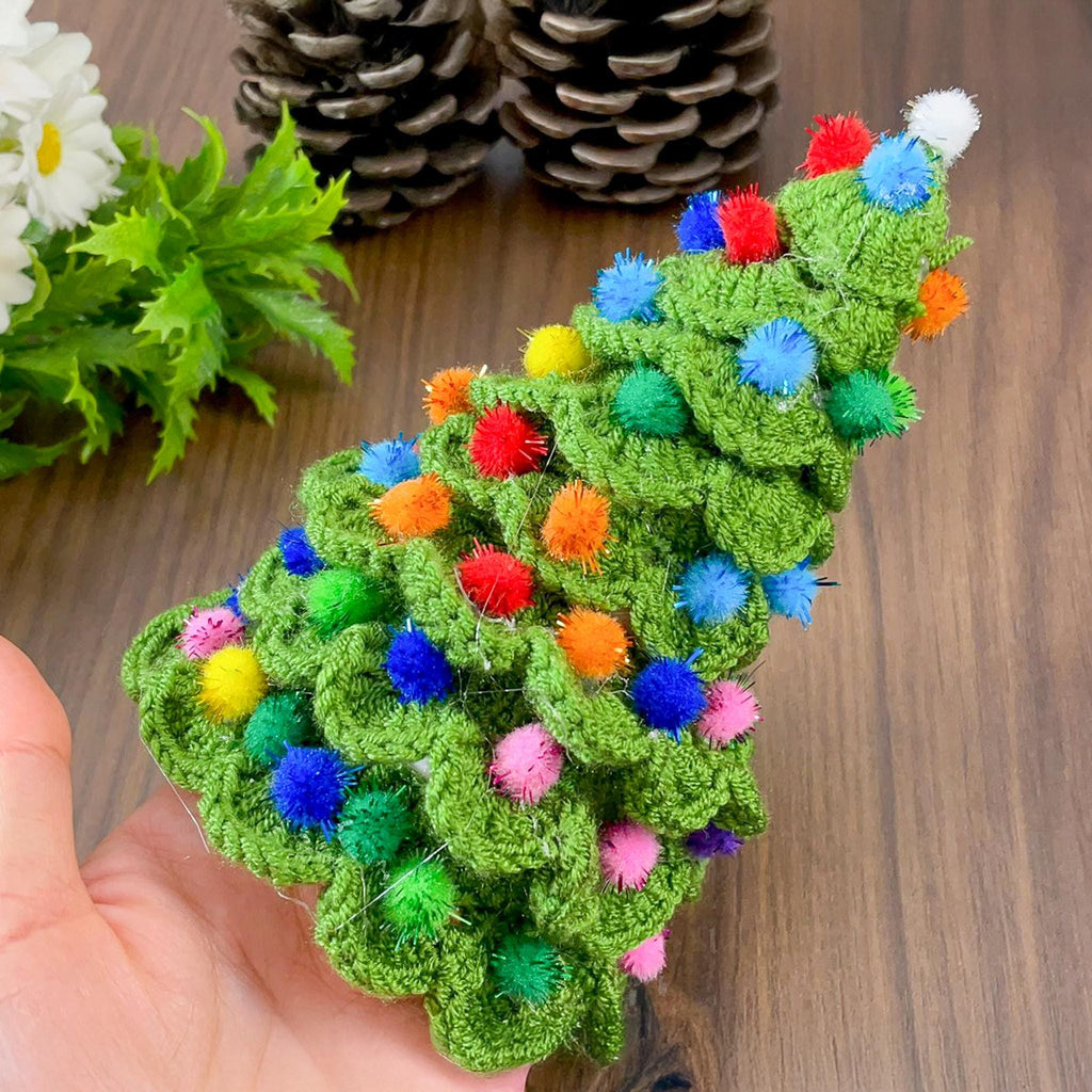 Layered Christmas Tree Crochet Pattern PDF - DIY Handmade Holiday Ornament - Hand Trendy